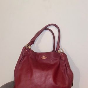 Coach purse red